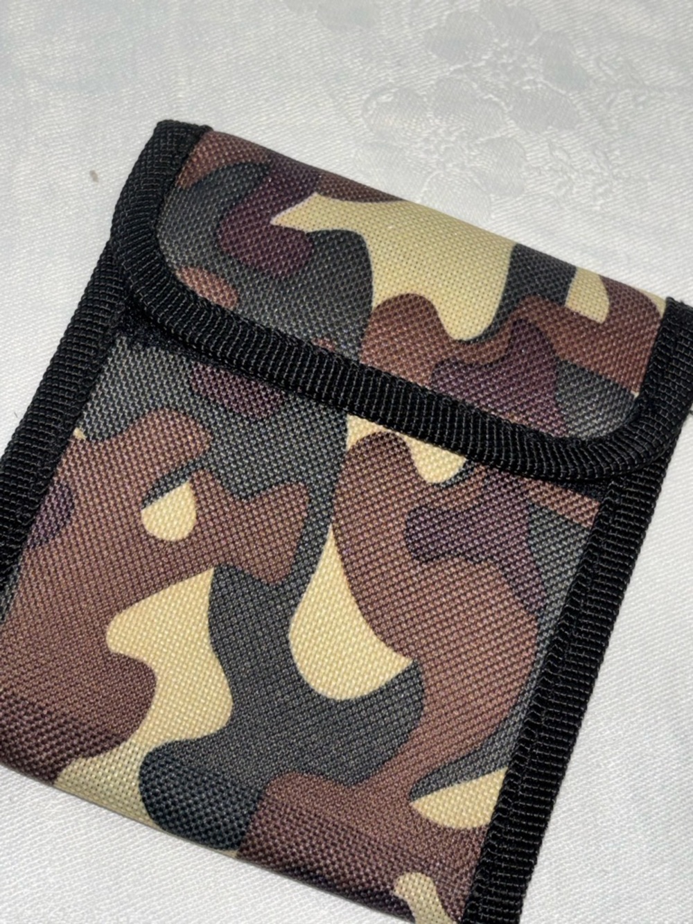 Camo Trifold Wallet - Brown & Tan Camouflage